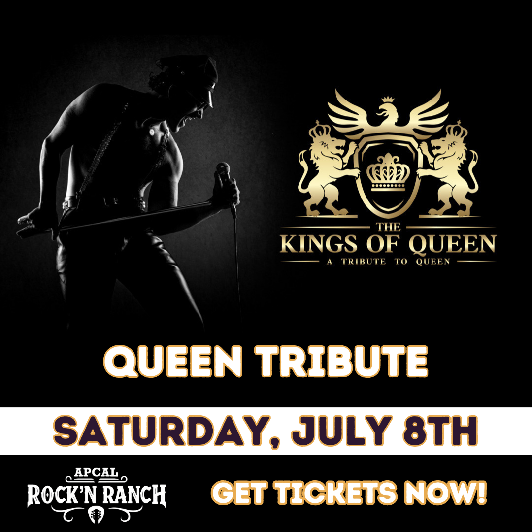 Queen Tribute Band Concert - ApCal Rock'N Ranch - Saturday, July 8, 2023
