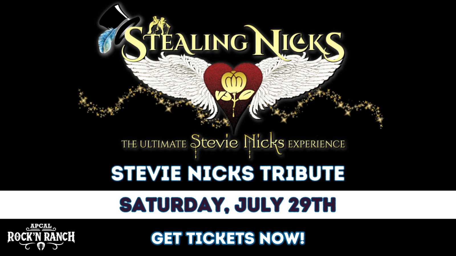 Stevie Nicks Tribute Band - Stealing Nicks - ApCal Rock'N Ranch - Saturday, July 29, 2023