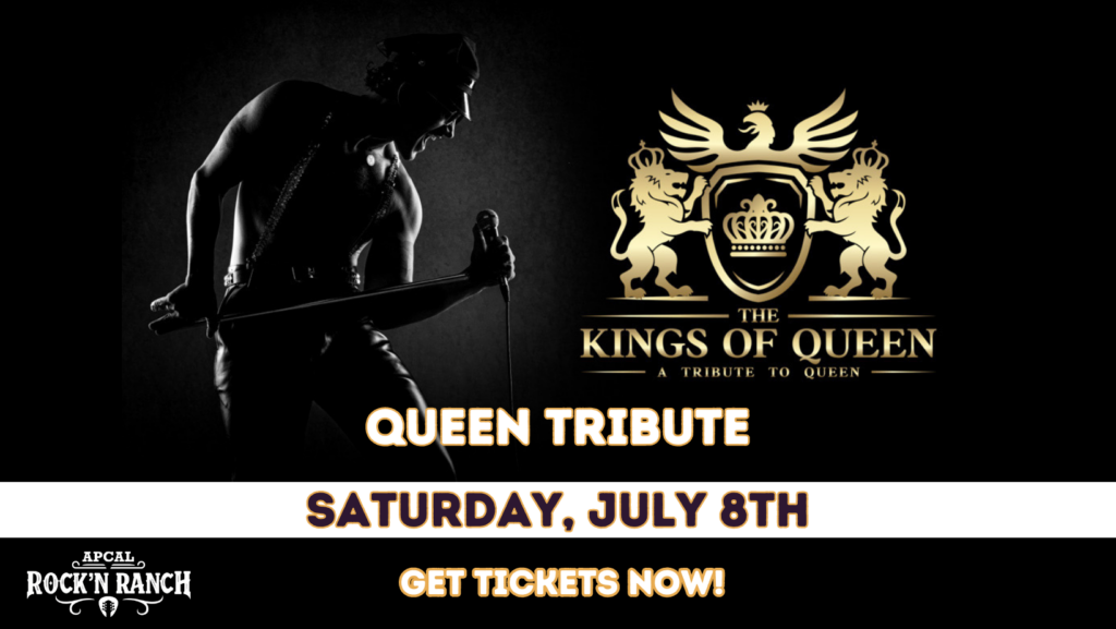 Queen Tribute Band Concert - ApCal Rock'N Ranch - Saturday, July 8, 2023